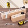 [J] 1 Set Early Education Montessori Fine Motor Skills Trainingimprove Toys Kids Wooden Screw Nut Disassembly Toy