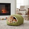Pet Bed Removable Washable Thickened Pet Bed Warmth Closed Design PP Cotton Filling Cat Nest Four Seasons For Cat Dog House