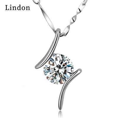 Lindon Women Necklace Pendant Copper Alloy Zircon Fashion Gift