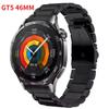 Lückenloser Edelstahlarmband für Huawei Watch GT4 46mm Offizielles Metallarmband für Huawei Watch GT5 46MM Business-Armband