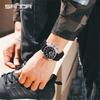 Montre-bracelet Sanda 3008 pour homme, bracelet en résine numérique, mode décontractée, sport, célèbre, étanche, horloge à quartz avec fonction alarme