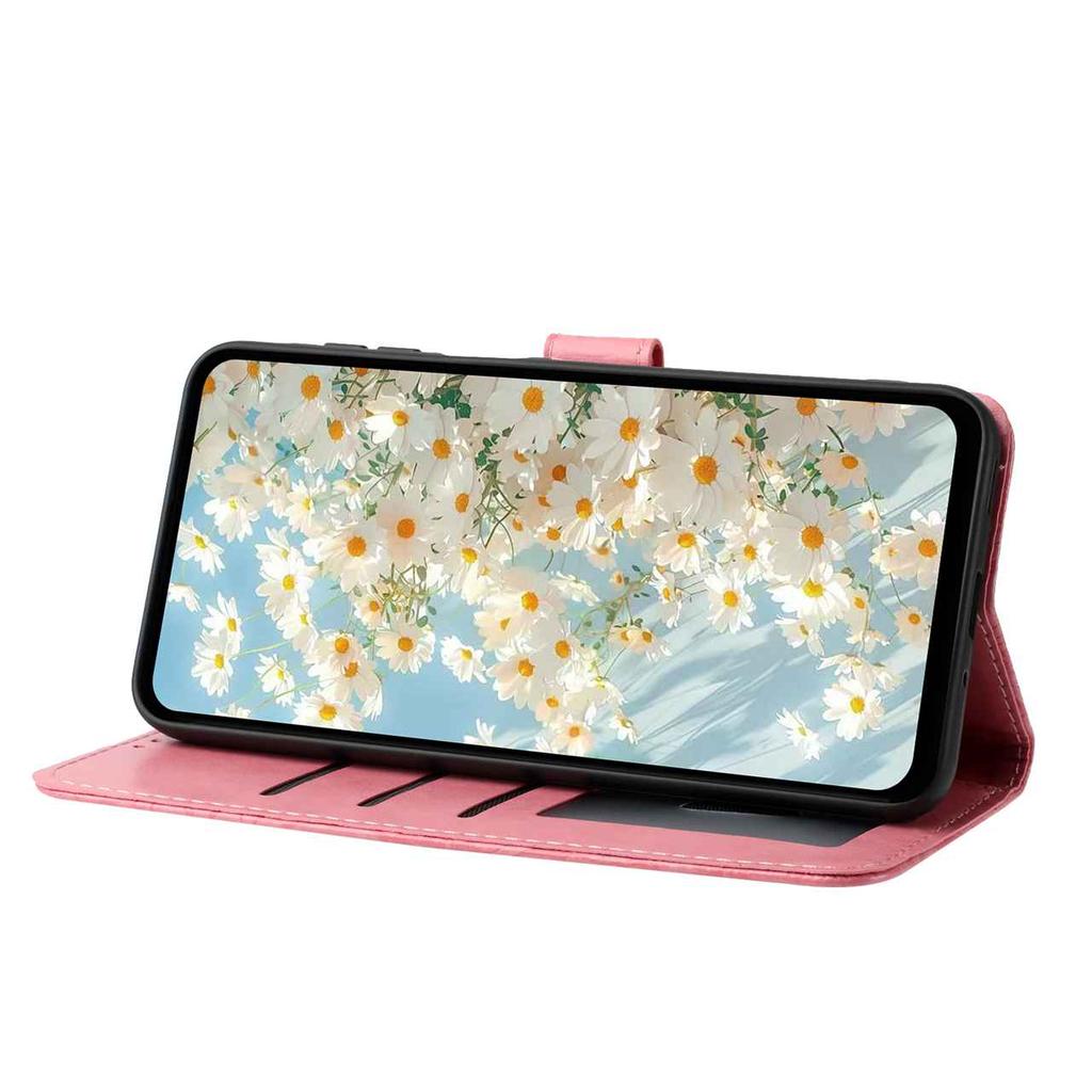 10-Color Daisy Embossed Flip Card Case for Infinix Smart 8/itel A70/Tecno Spark 20,Pop 7,Pop 8,Pova 5,Pova Neo 2,Pova Neo 3,Spark Go 2023...
