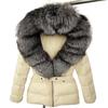 OFTBUY Winter Jacket Women's Real Raccoon Fox Fur White Duck Down Coat Thick Warm