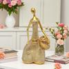 Abstract Sculpture Holding Jar Abstract Figurine Modern Female Body Sculpture For Desktop Home Living Room Bedroom Bookshelf