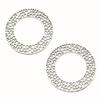 4pcs 49x49mm Charms Wreath Big Round Circle Pendants Alloy DIY Jewelry Making Accessories