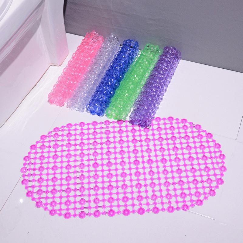 Haushalts-Rutschmatte PVC Badezimmer-Matte mit Massage-Saugnapf Teppich Zubehör