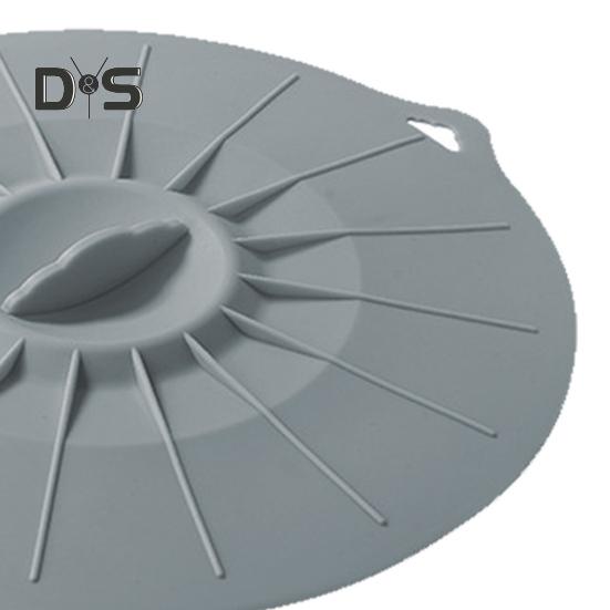 Set de 5 capace din silicon pentru boluri, oale, capace pentru alimente sigure pentru cuptorul cu microunde, capace etanșe pentru recipiente de diferite dimensiuni, cu găuri de agățare