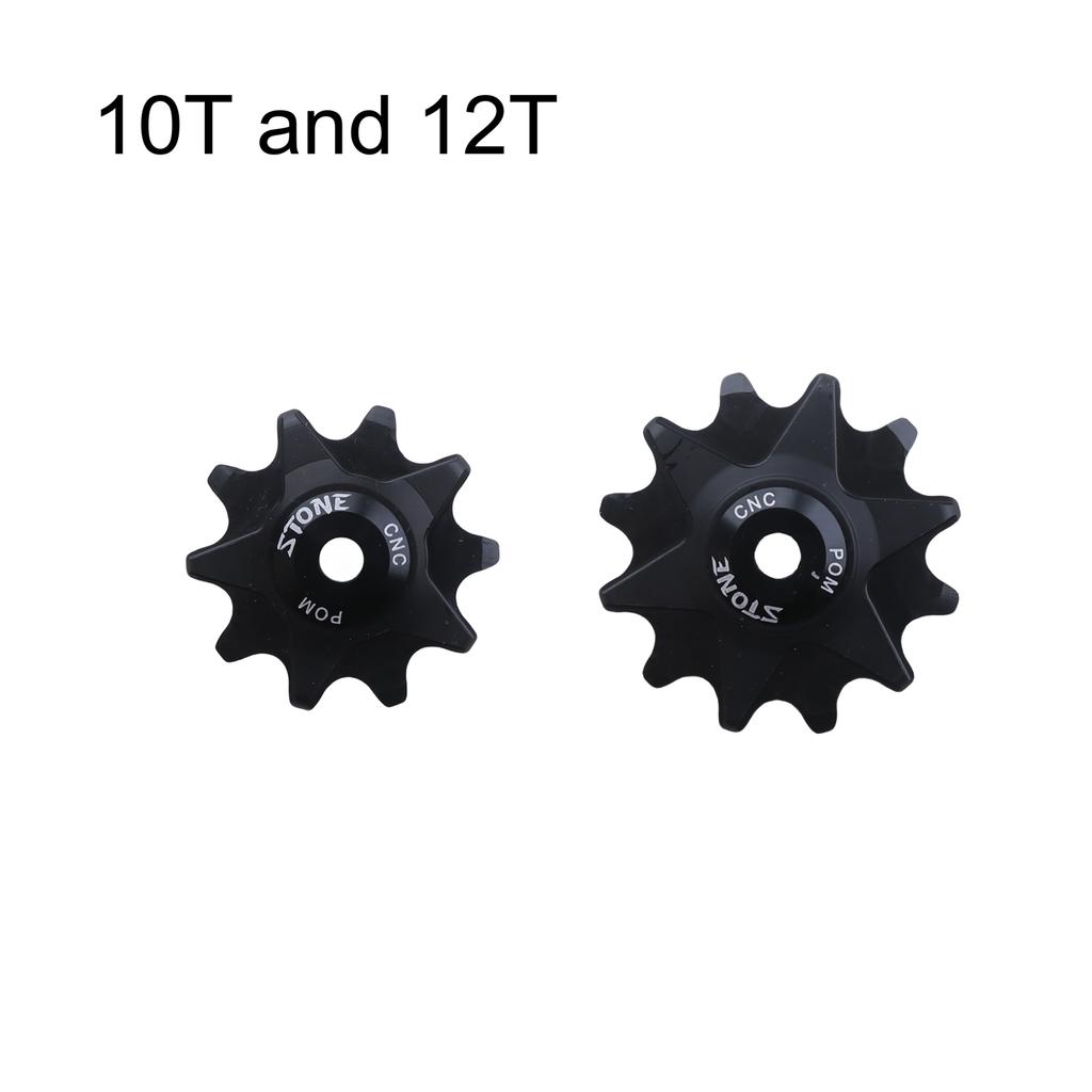 Stone Narrow Wide 12s Pulley Wheel Gear Guide Roller Jockey 10t 12t 14t 16t High Strength Resin Smooth Bearing Solid Aero DJC