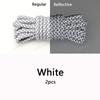 1Pair Reflective Shoelaces Quality Sneakers Shoelaces Round Laces for Shoes Diameter 0.4cm 100/120/140/160cm 1Pair Shoestrings