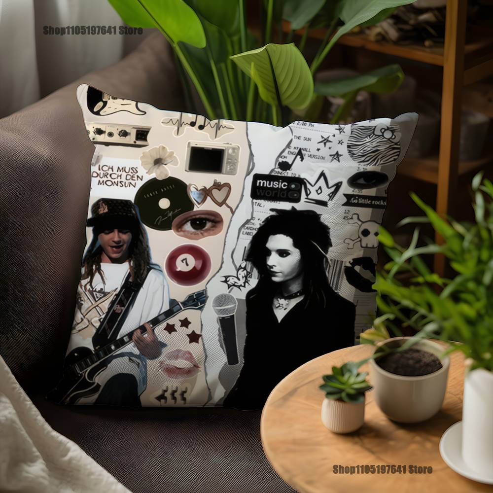 Tom Bill Kaulitz T-Tokio H-Hotel Kissenbezug Für Sofa Dekor Auto Büro Zimmer Druck Kissenbezug Dekorationen Und Schutz