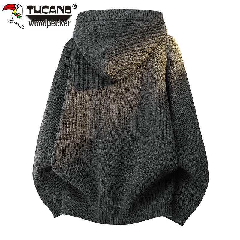 TUCANO Men's Retro Thick Hooded Knitted Sweater