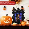 Gothic Style Bat Wing Photo Picture Frame For Halloween Home Accent Decoration Vintage Themed Display Piece Accessories