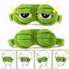 Frog Sleep Mask Soft Breathable Eye Cover for Nap Power Outage Travel Essential Portable Relaxation Comfortable Blindfold Gift