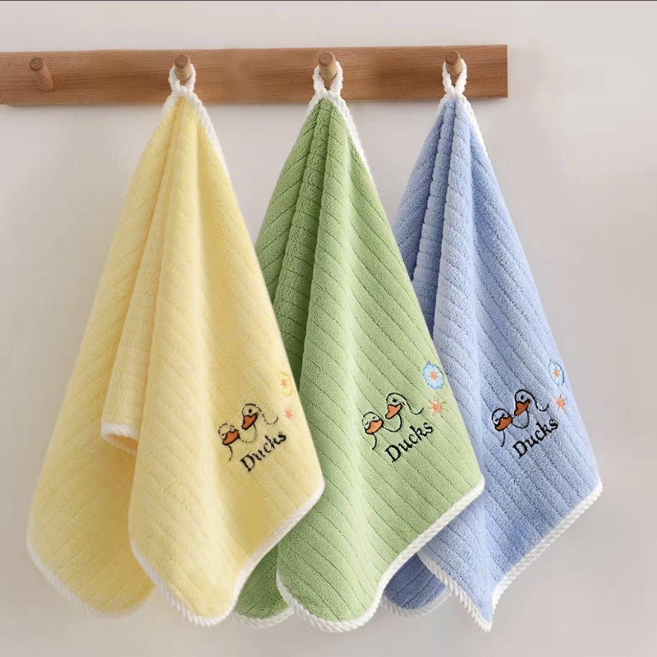 26X50 см милое полотенце с узором утки — фото 17