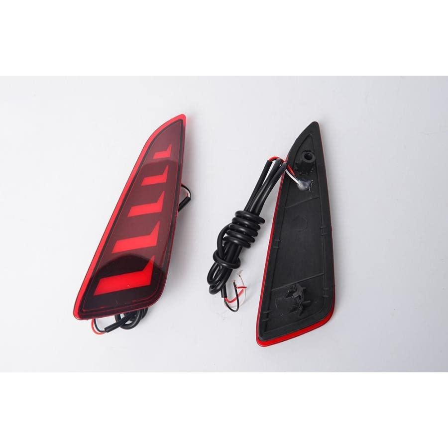 Yaris Exclusive LED Reflector MXPH MXPA10 15 KSP210 Collision Prevention Rear Dress Up Red Lens Fiber Tail Lamp [Parallel Import]