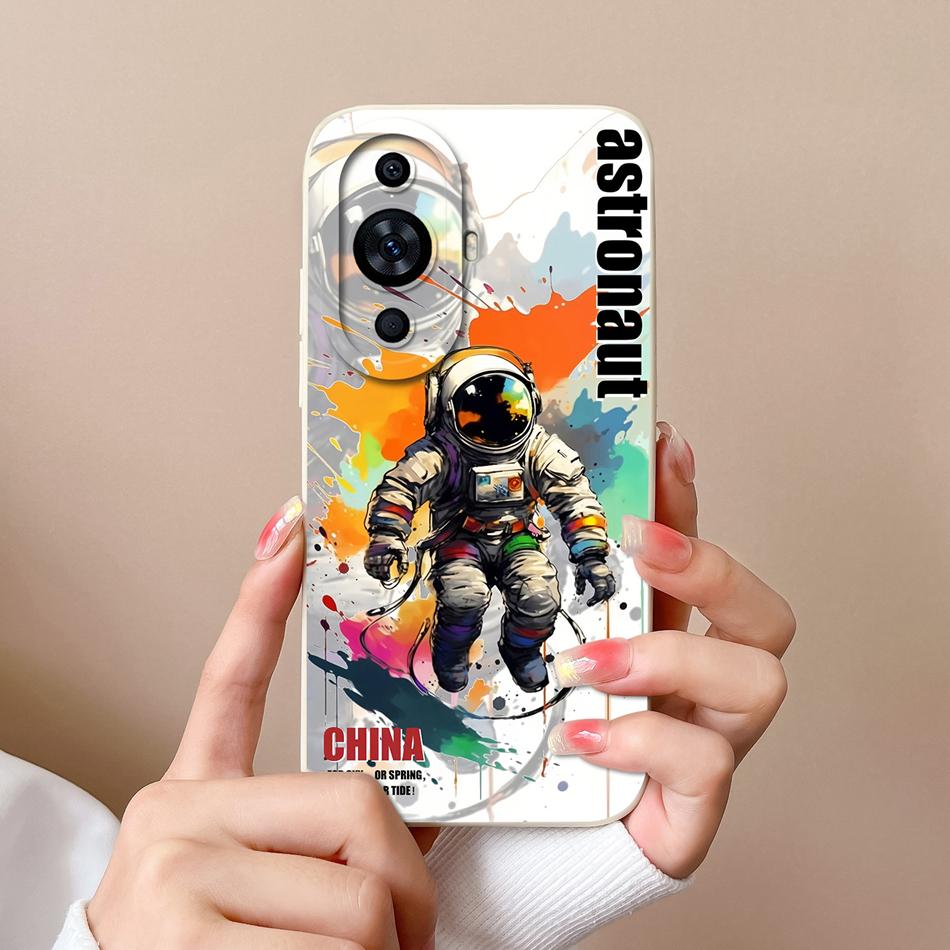 For Huawei Nova 11 Pro Phone Case Cute Design Full Protection Funda For Huawei Nova11 11Pro Soft Liquid Silicone Back Covers