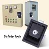 Carbon Steel Safety Entry Door Lock Latch Handle Knob Deadbolt with 2 Keys