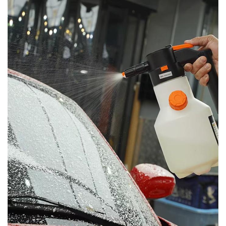 2L Pressure foaming bottle Car wash bottle Electric snow foam bottle Car snow foam sprayer