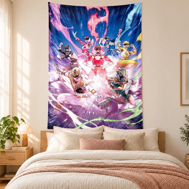Power Rangers Tapestry Highquality for Decorating Living Room Bedroom Dorm Walls Ideal As Bedroom Wallart Orholiday Gift