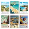 Cornwall England Vintage Travel Poster Metal Sign Custom Wall Decor Custom Garage Cornwall Tin Sign Poster