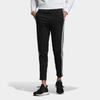 Adidas Logo Casual Breathable Knit Sports Pants Women Bottoms Black DW8440