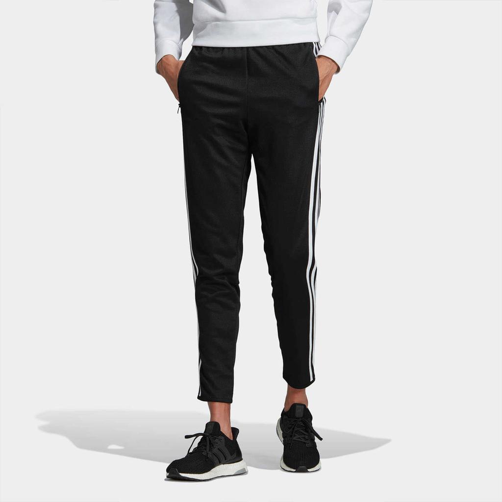 Adidas Logo Casual Breathable Knit Sports Pants Women Bottoms Black DW8440