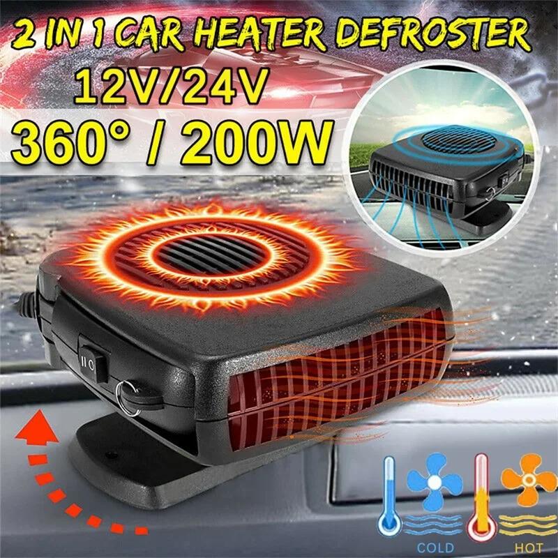 Winter Car Heater Portable Car Electric Heater Heating Cooling Fan Defroster Defogger for Cars and Trucks
