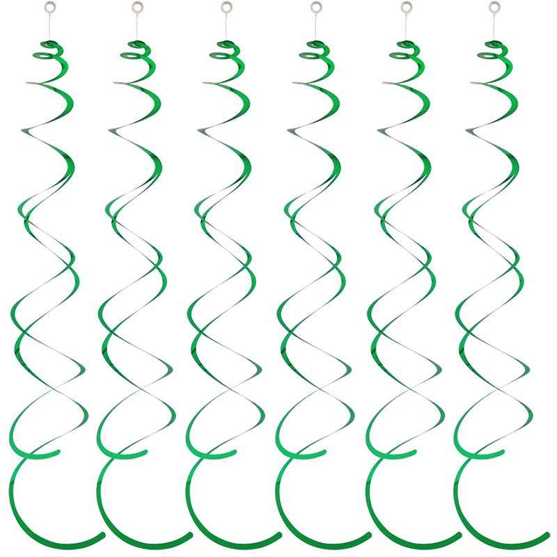 6pcs/set Hanging Swirl Decorations Colorful Household DIY Party Supplies Perfect for Birthdays Weddings Celebrations TMZ