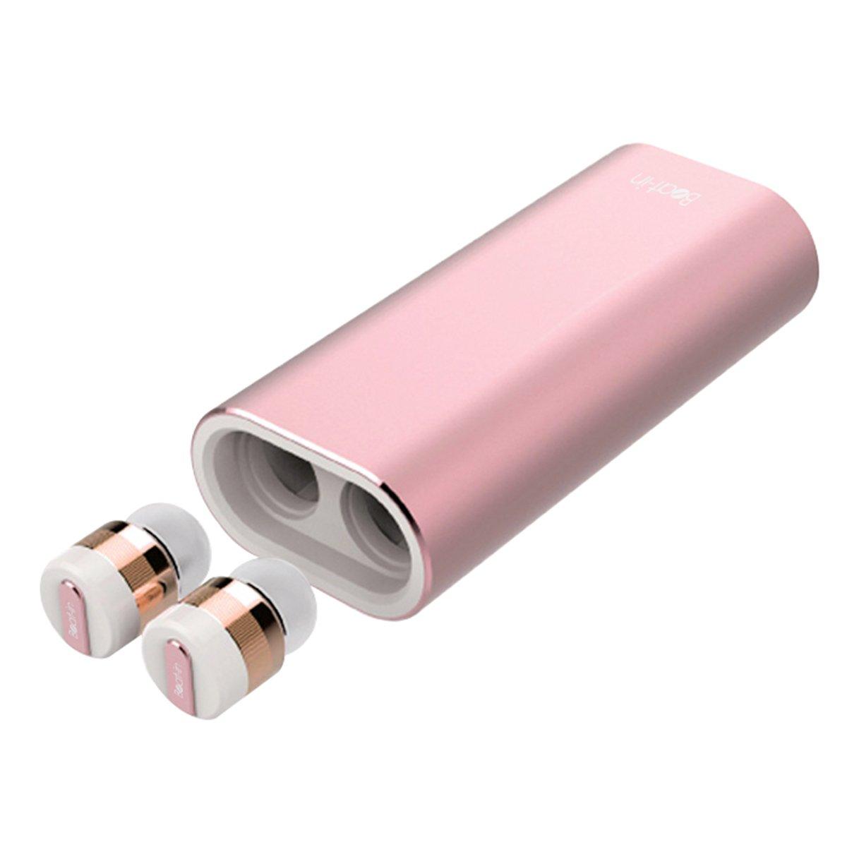 

Wireless Earbuds with Power Rose with Mobile Bluetooth Fully Independent Left and Right BI9317 Japanese Beat-in Bank, Gold, Connection, 4.1