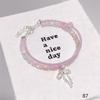 Mori Style Mermaid Crystal Bracelet - Sweet, Versatile Design for Women, Students, and Best Friends.