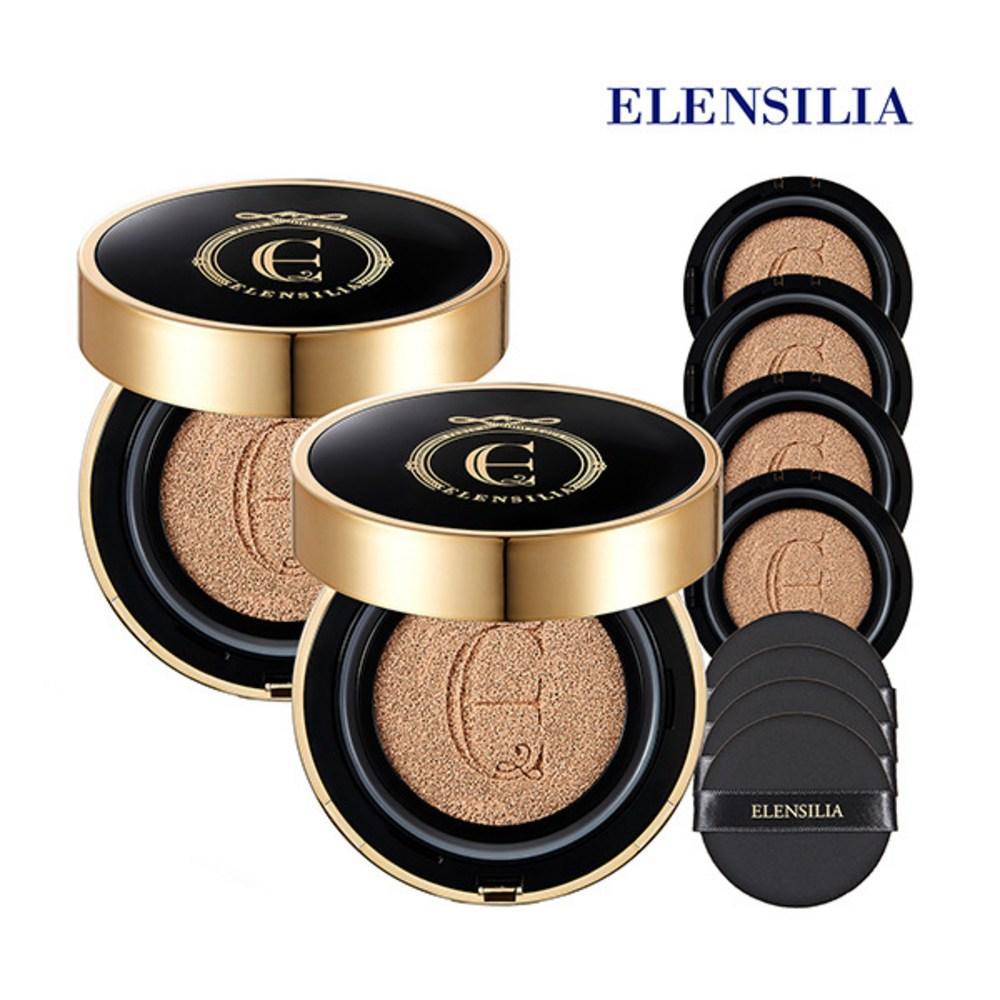 Essence Cover Black Cushion 15g 2 Pcs + Refill 4 Pcs (No. 21 & 23 / Select 1 of 2), Color: No. 21, 1 Pcs