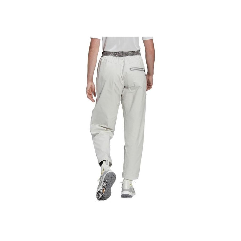 Adidas Terrex X And Wander Collaboration Solid Logo Letter Casual Sports Pants Women Bottoms White HN6945