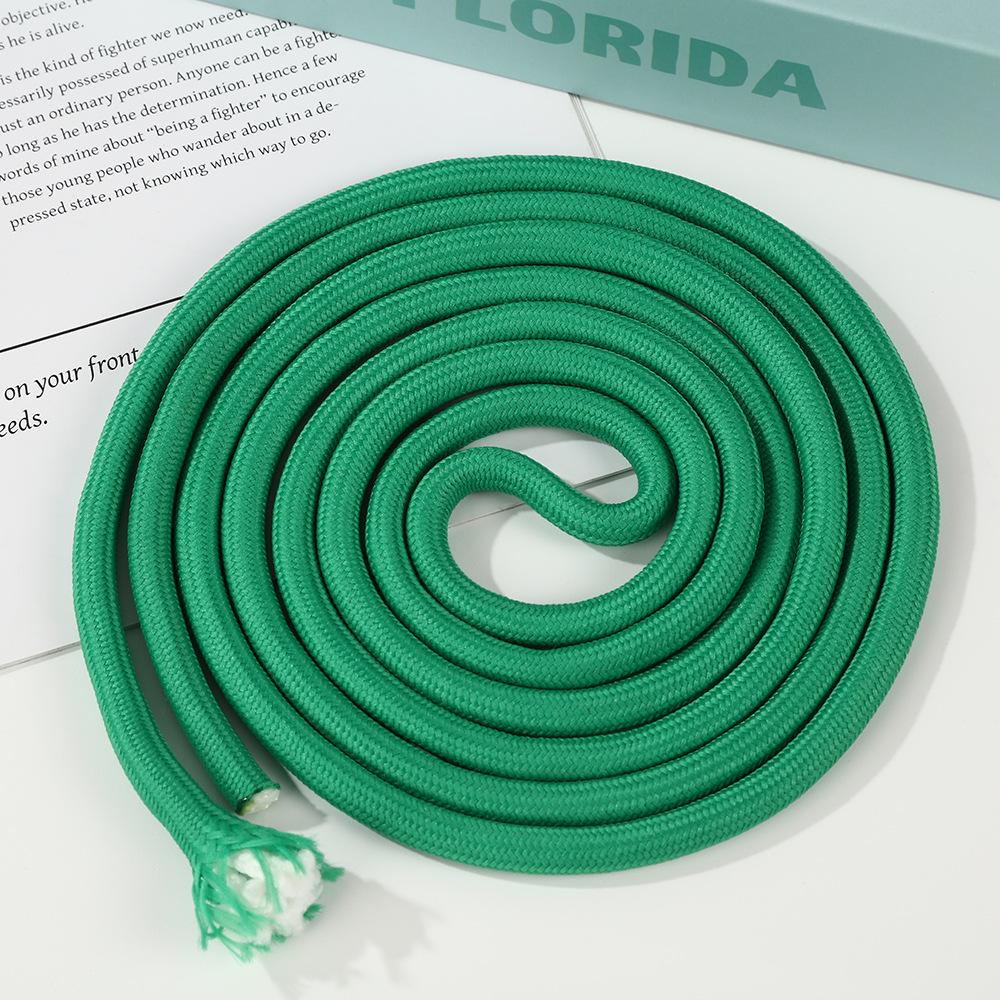 7MM Wear-Resistant Color Polyester Core-Spun Chinese Knot Braiding Rope for Handmade DIY Bag and Hanging Rope Projects.