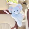 NEW Car Tissue Box Cute Little Elephant Cute Cartoon Doll Tissue Bag Car Hanging Cardboard Box Internet Celebrity Tissue New