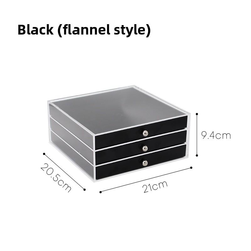 Storage Box, Jewelry Box, Small Items, Lipstick Storage, Multi-layer Transparent Earrings, Stud Earrings, Accessories, Organizing Box