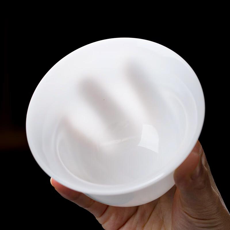 White Porcelain Glazed Kung Fu Tea Set