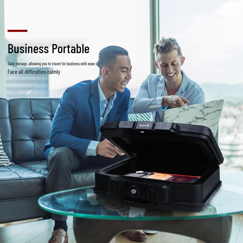 Shield Fireproof Waterproof A4 Document Safe with Key Lock