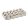 Snap-Lock Stackable Egg Storage Box with Divider for Kitchen Refrigerator