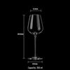 Shangqi Hand-Blown Burgundy Wine Glass 350ml