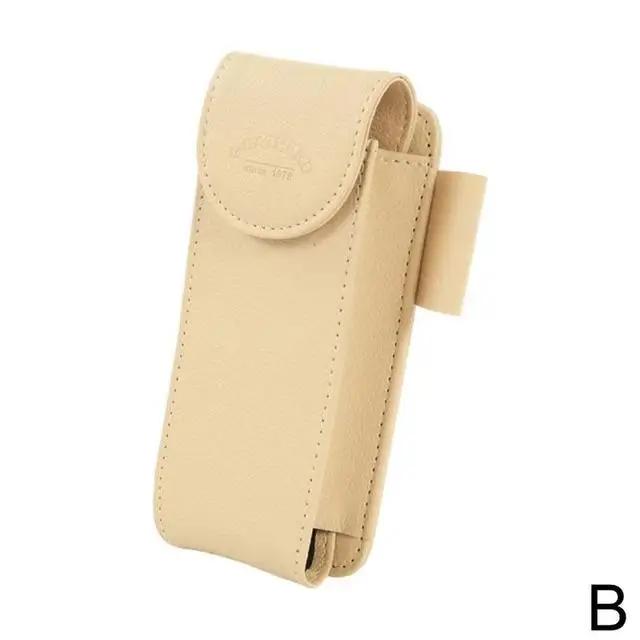 Car Sunglass Holder Car Sun Visor Glasses Case Organizer PU Leather Eyeglasses Storage Box Auto Interior Accessories