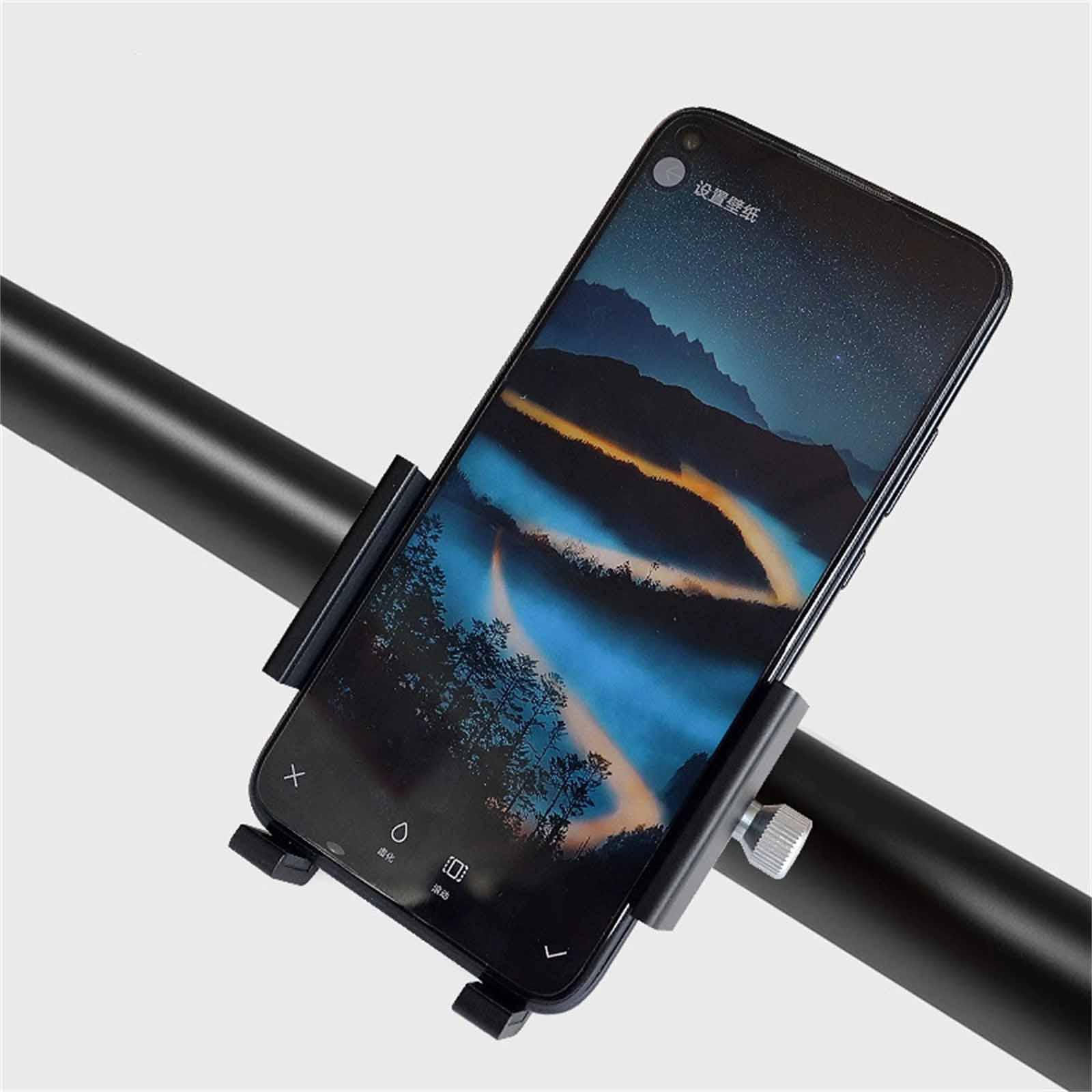 Phone Holder Motorcycle Electric  Smartphone CNC Aluminum Alloy Bracket Five Claws Mechanical Bike Phone Holder One Size