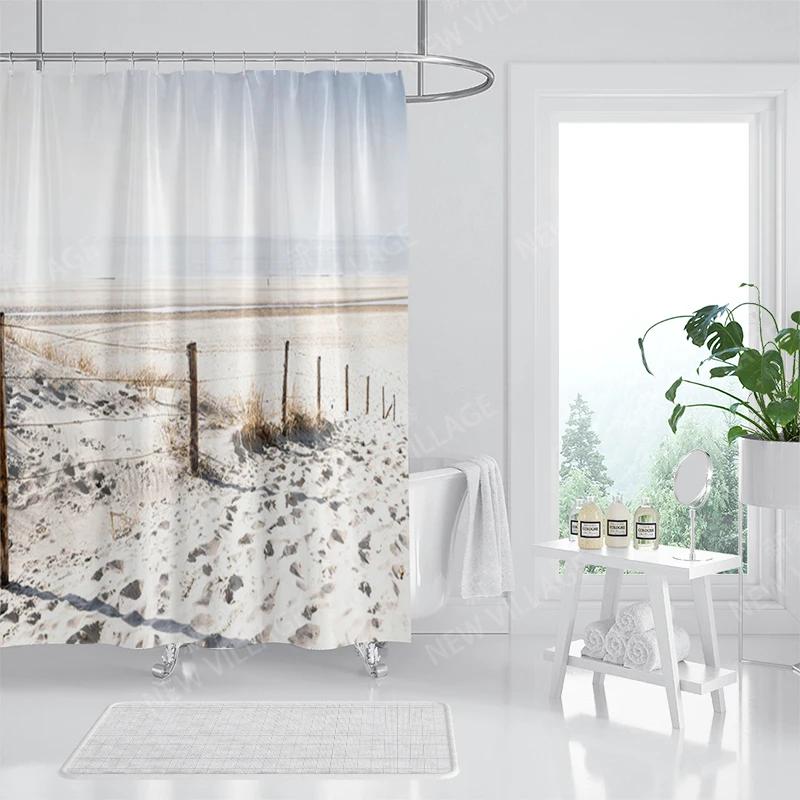 

Waterproof Fabric Shower Curtains Bathroom Curtain Accessories 180X200 Bath Curtain For Shower 240*200 Nordic Boho Decoration W60H190(CM)-1 Pcs