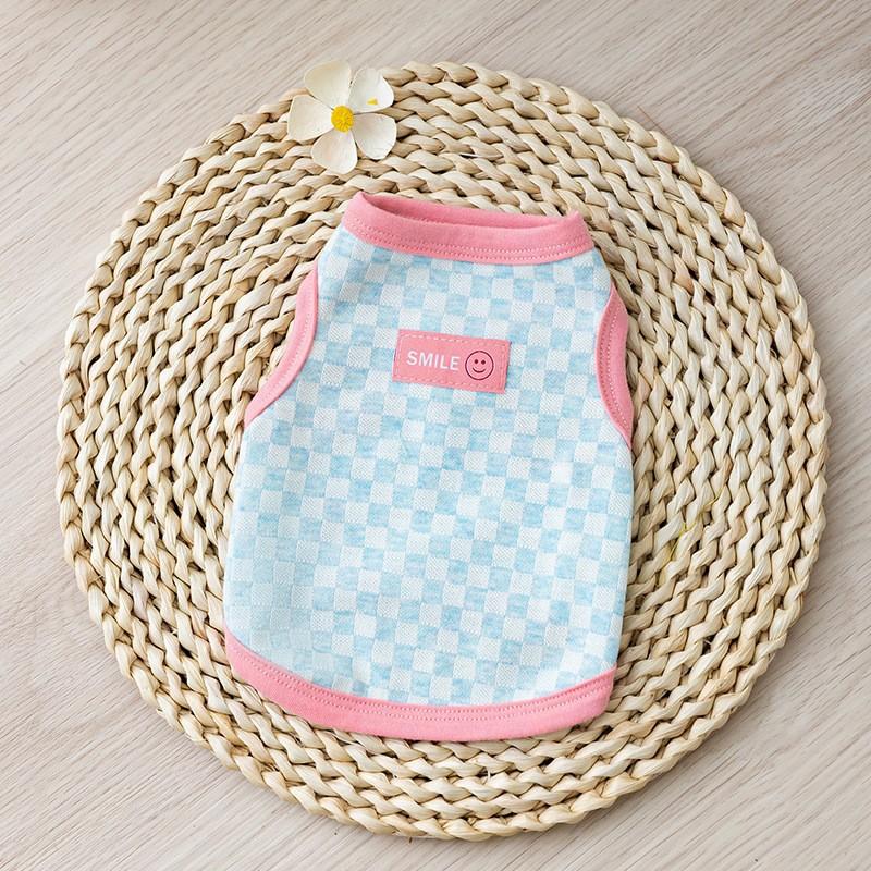 Dog Clothes Summer Thin Embroidered Avocado Sling Small and Medium Bigbear Puppy Cat Vest Pet Clothes