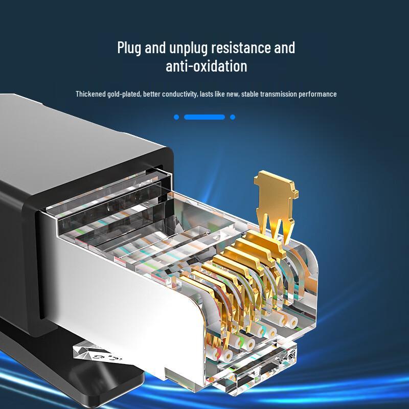 Basende Cat6A Shielded M12 to RJ45 Industrial Drag Chain Ethernet Cable