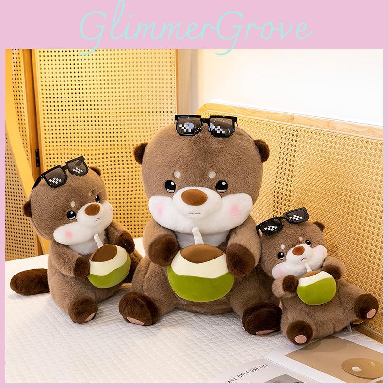 Drinking Water Coconut Sloth Plush Doll Girl Childrens Birthday Holiday Gift