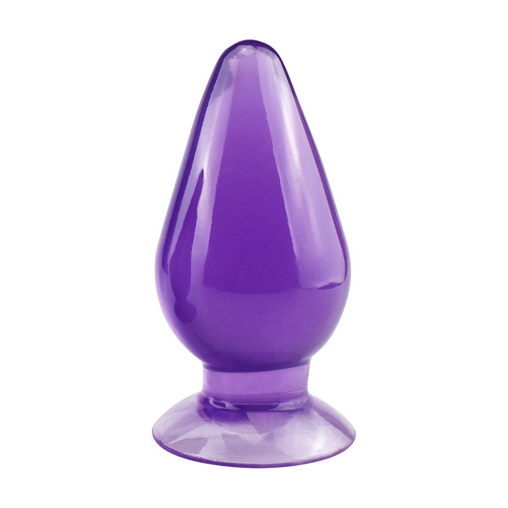 High-Transparency Odorless TPE Large Anal Plug for Male Use