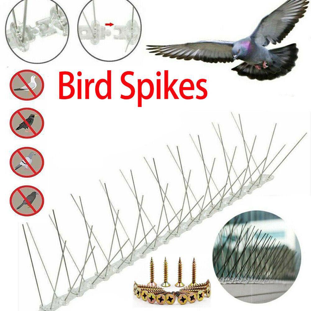High Quality Birds Spikes Deterrent Cover 1/4/12pcs Accessory Adapter
