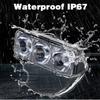 3 LED Daytime Running Light Waterproof IP67 Car Motorcycle DRL Constant/Flash