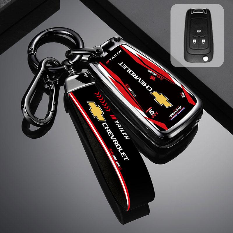 Zinc Alloy Car Key Case Cover For Chevrolet Cruze Aveo Trax Sail Malibu Captiva Prism Spark Trailblazer Blazer Camaro Traverse
