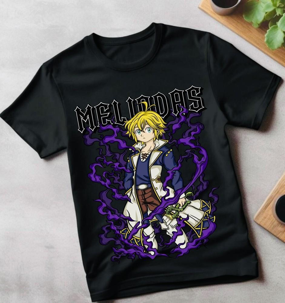 

Gowther Seven Deadly Sins T-shirt Seven Deadl Shirt Meliodas Ban Kawaii Shirt 4XL